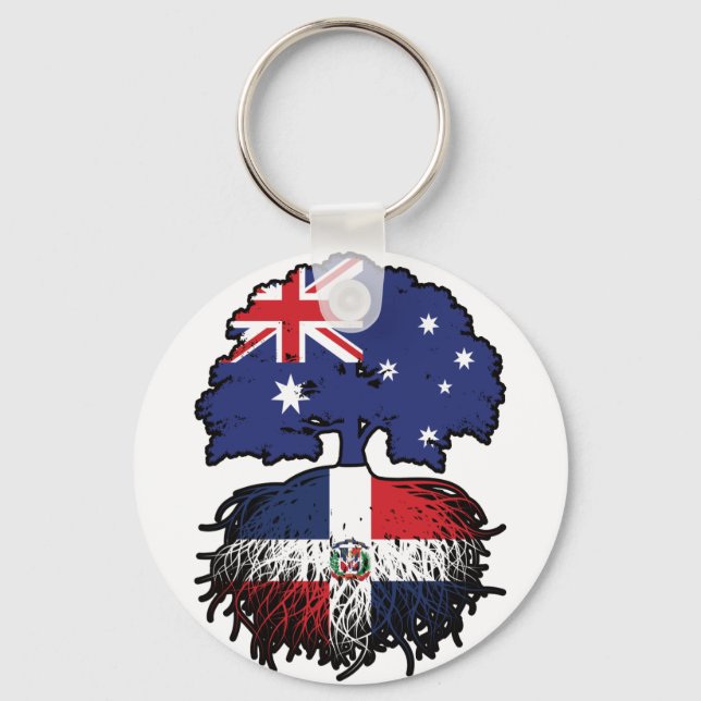 Dominikanische Republik Australien Schlüsselanhänger (Vorderseite)