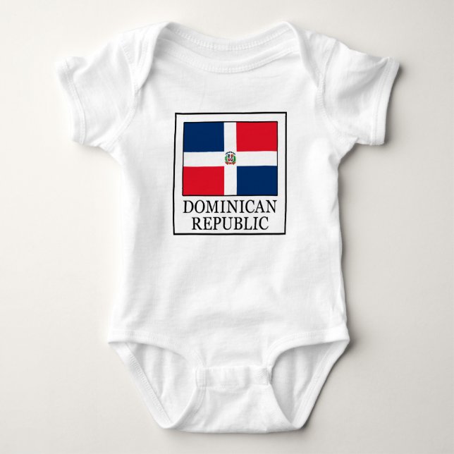 Dominikanische Republik Baby Strampler (Vorderseite)