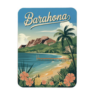 Dominikanische Republik Barahona Vintag Magnet