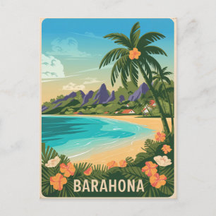 Dominikanische Republik Barahona Vintag Postkarte
