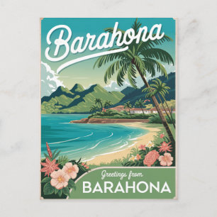 Dominikanische Republik Barahona Vintag Postkarte