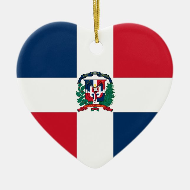 Dominikanische Republik, Dänemark Keramikornament (Vorne)