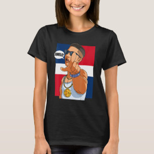 Dominikanische Republik Flagge Dimelo Dominicano H T-Shirt