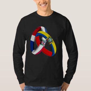 Dominikanische Republik Flagge Ecuador Gewachsen R T-Shirt