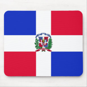 Dominikanische Republik-Flagge Mousepad