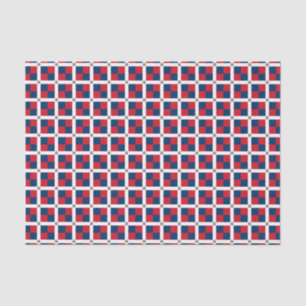 Dominikanische Republik-Flagge Seidenpapier