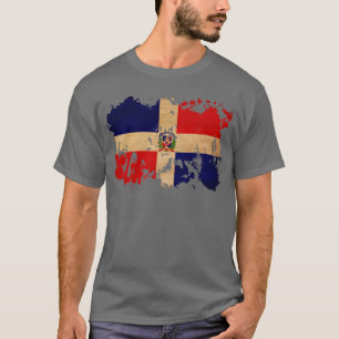 Dominikanische Republik-Flagge T-Shirt