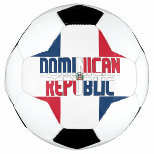 Dominikanische Republik Flaggentricolor Patriotic Fußball