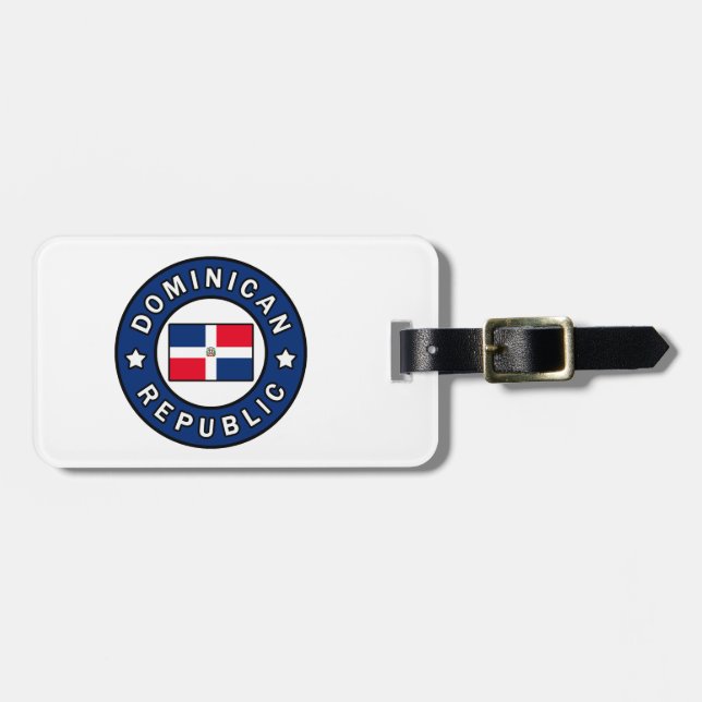 Dominikanische Republik Gepäckanhänger (Vorderseite horizontal)