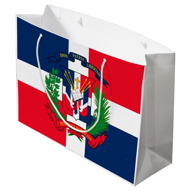 Dominikanische Republik Große Geschenktüte (Rückseite Schrägansicht)