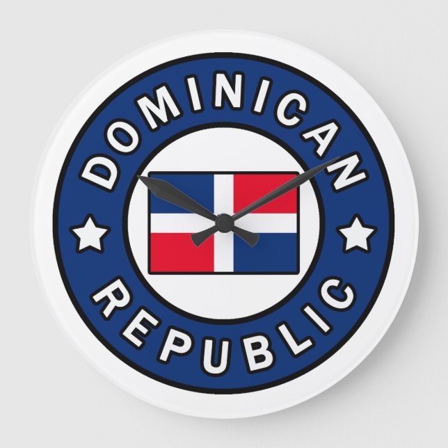 Dominikanische Republik Große Wanduhr (Vorderseite)