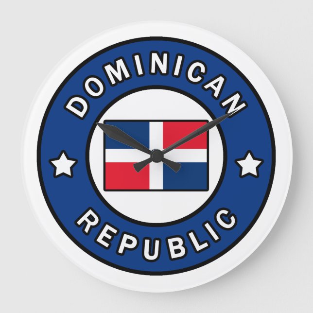 Dominikanische Republik Große Wanduhr (Vorderseite)