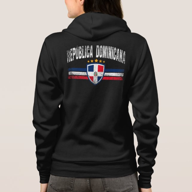 Dominikanische Republik Hoodie (Rückseite)