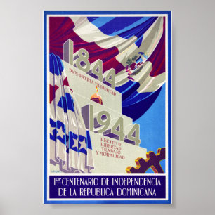 Dominikanische Republik Jahrhundert-Altes Poster