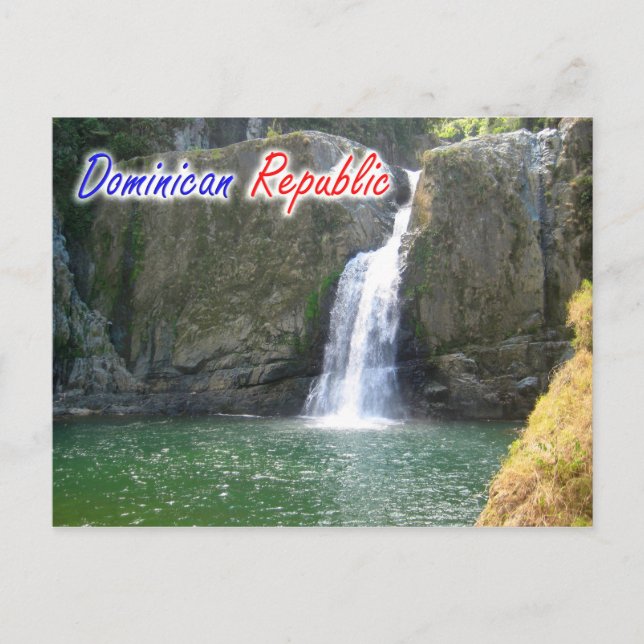 Dominikanische Republik Jimenoafälle Postcard Postkarte (Vorderseite)