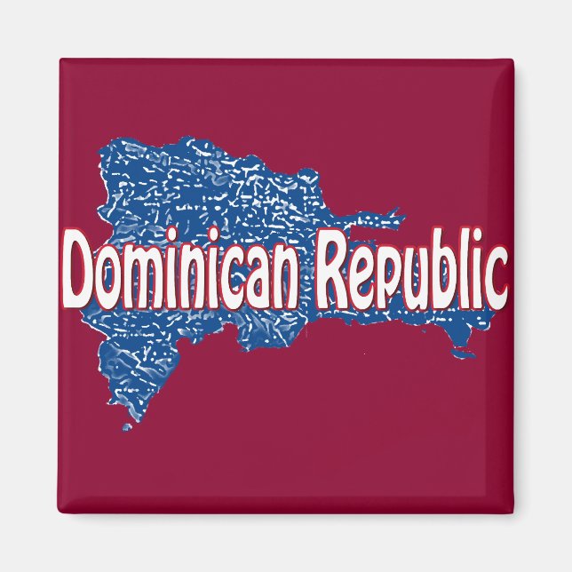 Dominikanische Republik Magnet (Vorne)
