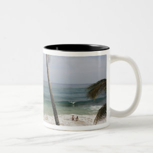 Dominikanische Republik, Nordküste, Abreu, Playa 4 Zweifarbige Tasse