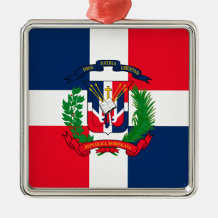 Dominikanische Republik Ornament Aus Metall