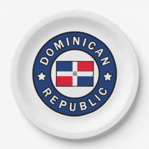 Dominikanische Republik Pappteller