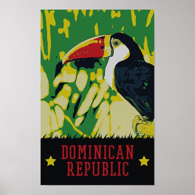 Dominikanische Republik - phantastische tukanische Poster (Vorne)