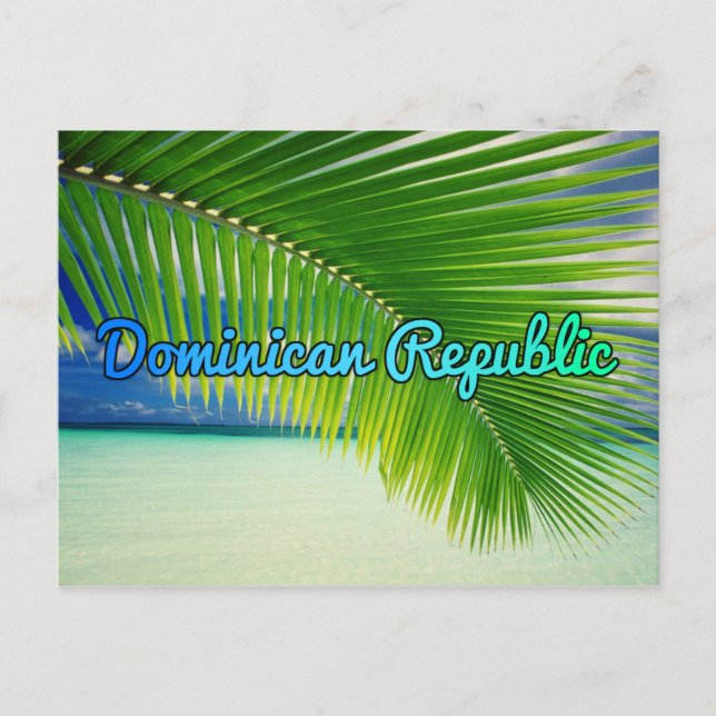 Dominikanische Republik Postkarte (Vorderseite)