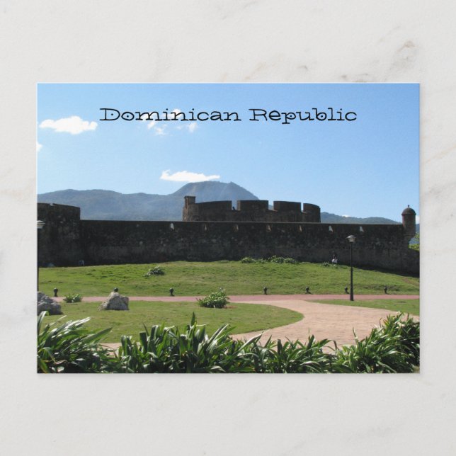 Dominikanische Republik Postkarte (Vorderseite)