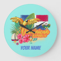 Dominikanische Republik Retro Caribbean Parrot