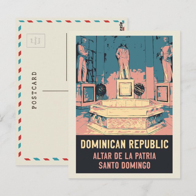 Dominikanische Republik Santo Domingo Altar la Pat Postkarte (Vorne/Hinten)