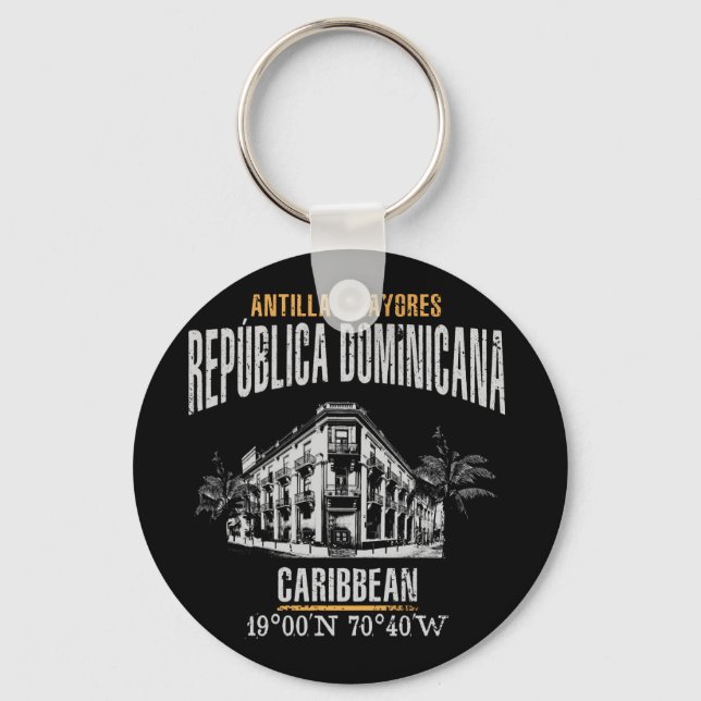 Dominikanische Republik Schlüsselanhänger (Vorderseite)