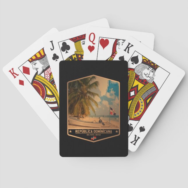 Dominikanische Republik Spielkarten (Rückseite)