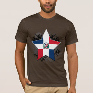 Dominikanische Republik-Stern T-Shirt