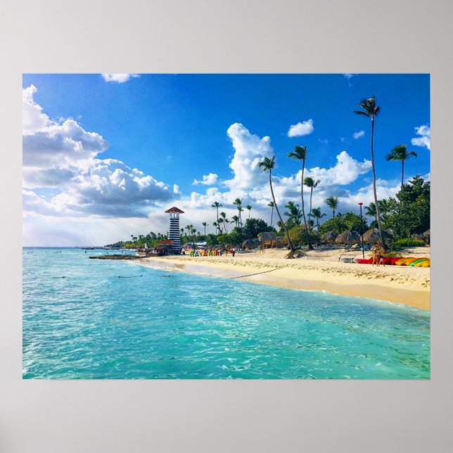 Dominikanische Republik Strand Poster (Vorne)