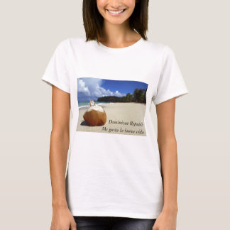 Dominikanische Republik-Stranddamen-T - Shirt