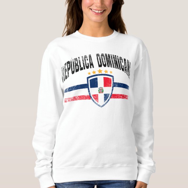 Dominikanische Republik Sweatshirt (Vorderseite)