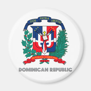 Dominikanische Republik-Wappen Magnet