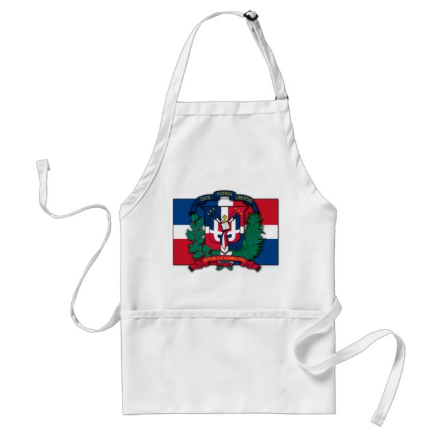 Dominikanische Republik-Wappen Schürze (Vorne)