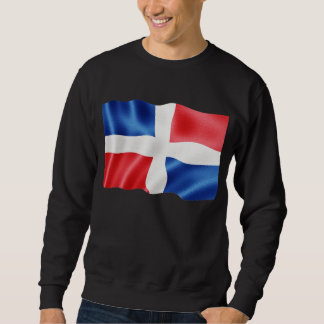 Dominikanische Republik-Wellenartig bewegen Sweatshirt