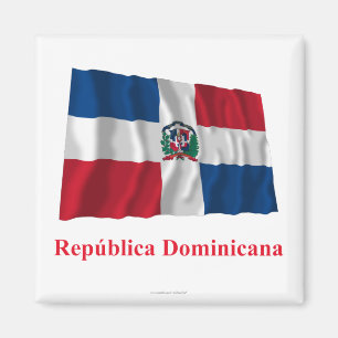 Dominikanische Republik-wellenartig bewegende Magnet
