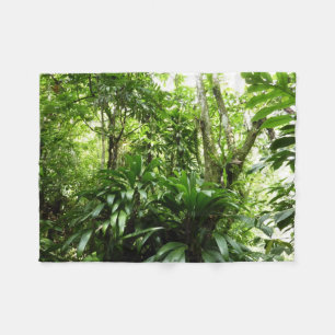 Dominikanischer Regenwald I Tropische Natur Fleecedecke