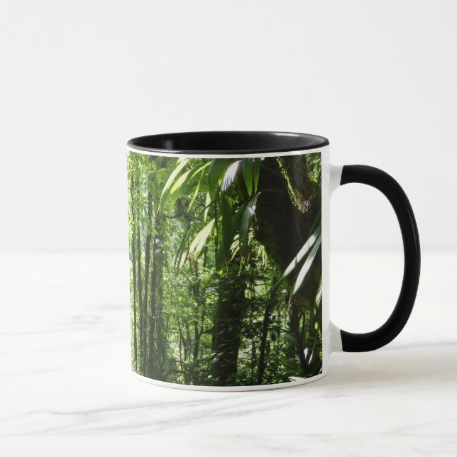 Dominikanischer Regenwald II Tropengrün Tasse (Rechts)