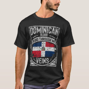 Dominikanisches Blut fließt durch meine Adern T-Shirt