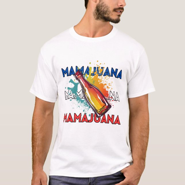dominikanisches Essen: Mamajuana T-Shirt (Vorderseite)