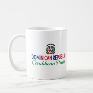 Dominikanisches Wappen Täglicher Stolz Kaffeetasse