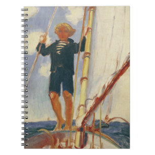 Dominique auf Isard, 1923 Notizblock