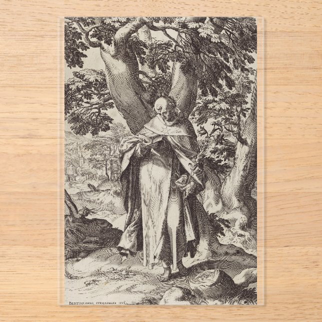 Dominischer Katholischer Priester Acryleinladungen (Vorderseite)