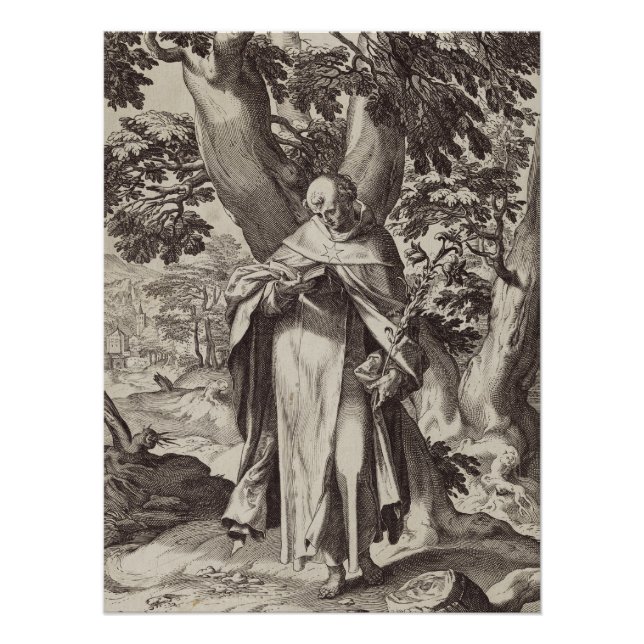 Dominischer Katholischer Priester Poster (Vorderseite)