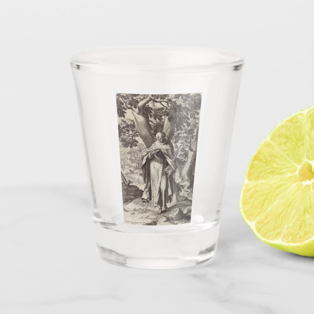 Dominischer Katholischer Priester Schnapsglas (Vorderseite)