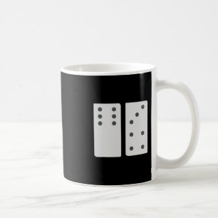 Domino 67 Matching-Gruppe Lustiger Zahlenspielstei Kaffeetasse
