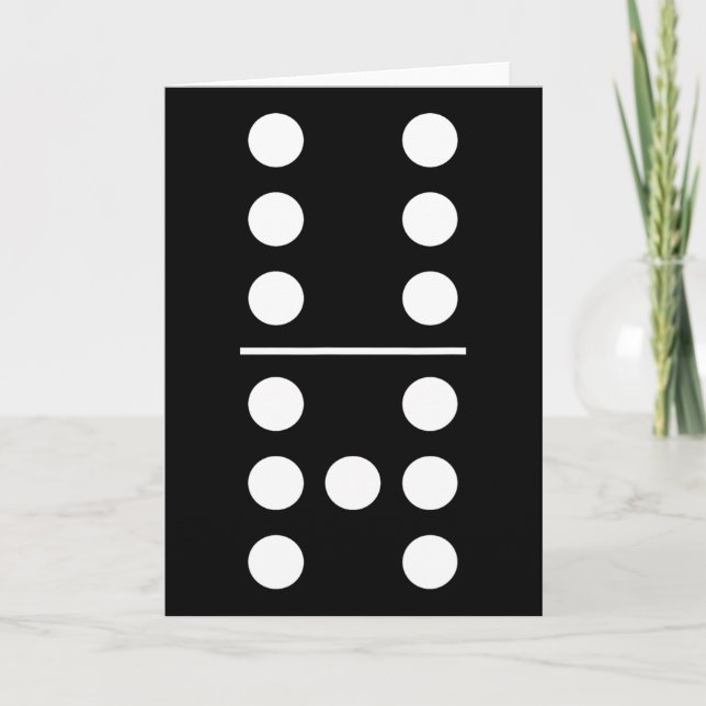 Domino 6 And 7 Matching 67 Dominos Group Costumes  Karte (Vorderseite)
