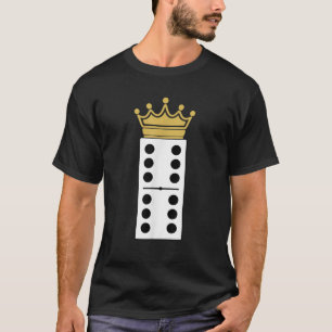 Domino 6 und 6 King Matching Kostüm Double 6 Spiel T-Shirt